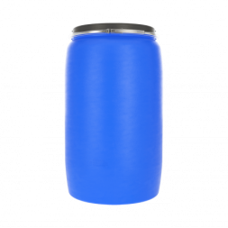 Бочка пластиковая с крышкой и металлическим обручем Open Top, 227 л, синий [БП227.02/04]