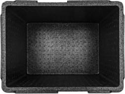 Термобокс пенополипропиленовый с крышкой STP PRO, 400х300х220 мм, 18 л, 55 кг/м3