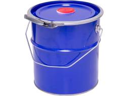 Ведро металлическое, 3 л крышка-обруч, берикап 42 мм, синий [2117]