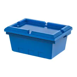Контейнер пластиковый вкладываемый INSTORE, 490х300х210 мм, синий [KV 5321]