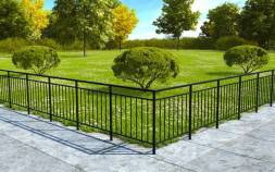 Пешеходное металлическое ограждение ПО-6, 1 пог. м.