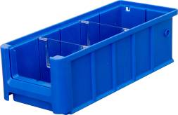 Лоток (контейнер) полочный для мелких деталей и компонентов SK, 300х117х90 мм, синий [SK 3109]