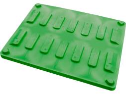 Крышка для крупногабаритного контейнера BoxPallet, 1225х825х80 мм, зеленый [800 CRM]