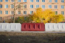 Блок дорожный 1000 красный