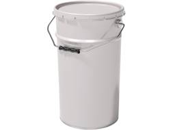 Ведро металлическое, 7 л, крышка-корона, белый [2136]
