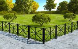 Пешеходное металлическое ограждение ПО-22, 1 пог. м.