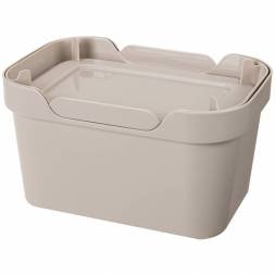 Ящик с крышкой универсальный Luxe, 1,9л, светло-бежевый