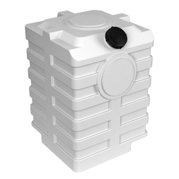 Емкость пластиковая универсальная с резьбовой крышкой для воды, топлива и пищевых продуктов, 600 л, белый [113.0600.001.0]