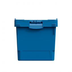 Контейнер пластиковый вкладываемый INSTORE, 600х400х370 мм, синий [KV 6437]