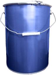 Ведро металлическое цилиндрическое, 20 л, синий [5052]