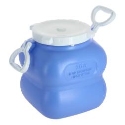 Фляга (бидон) пластиковая для пищевых продуктов Martika Гранде, 20 л, фиолетовый [С908ФИЛ]