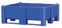 Большой пластиковый контейнер DOLAV Type 1000 solid SH-440, 1200x440x1000 мм, синий [2401300000]