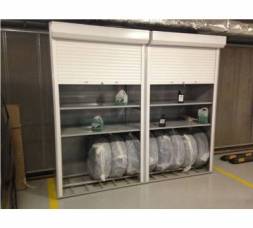 Шкаф металлический с рольставнями №1