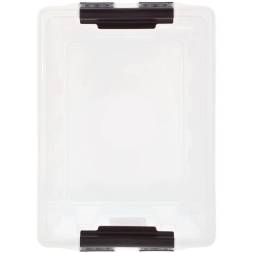 Контейнер с крышкой и клипсами Rox Box Original, 16 л, 415x300x190 мм, прозрачный [016-00.07]