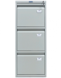 Шкаф металлический картотечный (картотека) Практик A-43, A4, 3 ящика, 995x408x485 мм