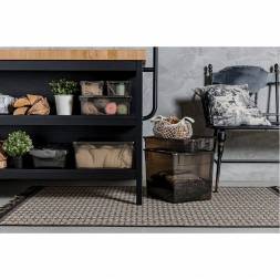 Ящик пластиковый универсальный ECONOVA Колор-Стайл, 18 л, 400x335x170 мм, коричневый [431249714]