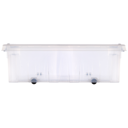 Контейнер с крышкой и клипсами Rox Box Original, 35 л, 580x390x180 мм, прозрачный [035-00.07]