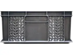 Ящик пластиковый сплошной, 600×400×180 мм, 35 л, серый [706.02.02]