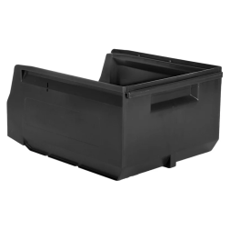 Складской лоток для метизов, мелочей и деталей Logic Store®, 300х225х150 мм, черный [12.412]