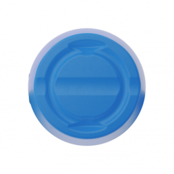 Бочка пластиковая с крышкой, металлическим обручем и ручками, 48 л, 320мм, синий [БП48.02/15]