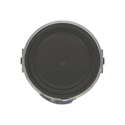 Бочка пластиковая с крышкой, металлическим обручем и ручками, 48 л, 320мм, синий [БП48.02/15]