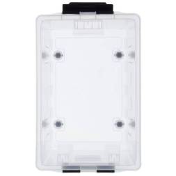 Контейнер с крышкой и клипсами Rox Box Original, 70 л, 580x390x360 мм, прозрачный [070-00.07]