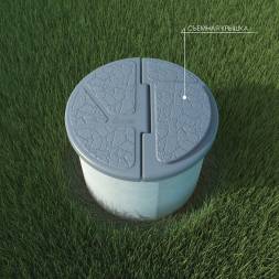 Крышка колодца Rostok складная