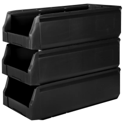 Складской лоток для метизов, мелочей и деталей Logic Store®, 500х225х150 мм, черный [12.405]