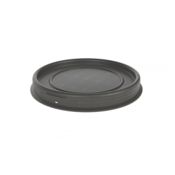 Бочка пластиковая с крышкой, металлическим обручем и ручками, 48 л, 320мм, белый [БП48.02-1/04]