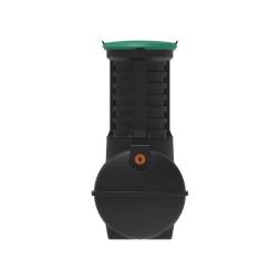 Автономная канализация Rostok Ground 4 с горловиной 1000 мм и принудительным отведением, 1800л, черный [001.1500.899.000]