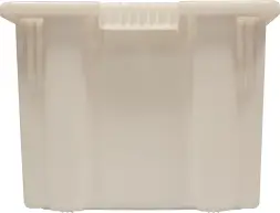 Ящик пластиковый сплошной, 600x400x300 мм, 52 л, красный [601]