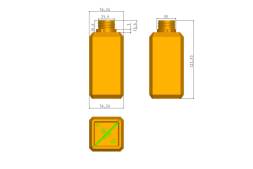 Флакон пластиковый (PP), 250 мл