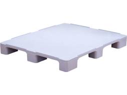 Паллет (поддон) пластиковый гигиенический cплошной на 9-ти ножках, 1200х1000х130 мм, серый [IR 1210-9L-G]