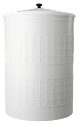 Бочка пластиковая садовая для дождевой воды и полива, 300л, белый [381]
