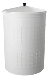 Бочка пластиковая садовая для дождевой воды и полива, 300л, белый [381]