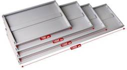 Полка для стеллажей окрашенная СТФ, 1000x700 мм, RAL 7035 [КГ028904]