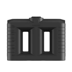 Емкость пластиковая прямоугольная для хранения воды, жидкостей и дизельного топлива, 1500 л, черный [TSN1500S1]