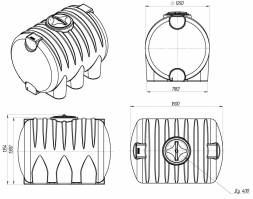 Емкость HR 2000 л