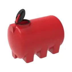 Емкость для хранения жидких минеральных удобрений (КАС, ЖКУ и др) 2000 H с откидной крышкой красный